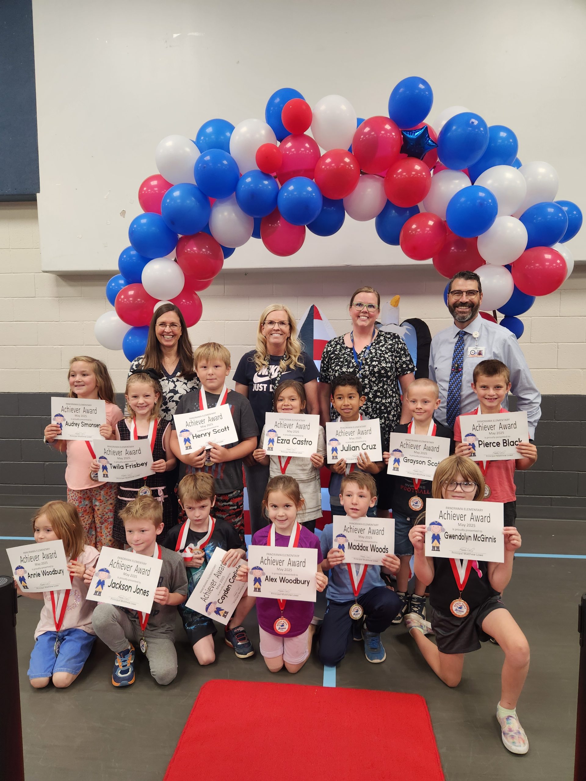 First grade Panorama Achiever students