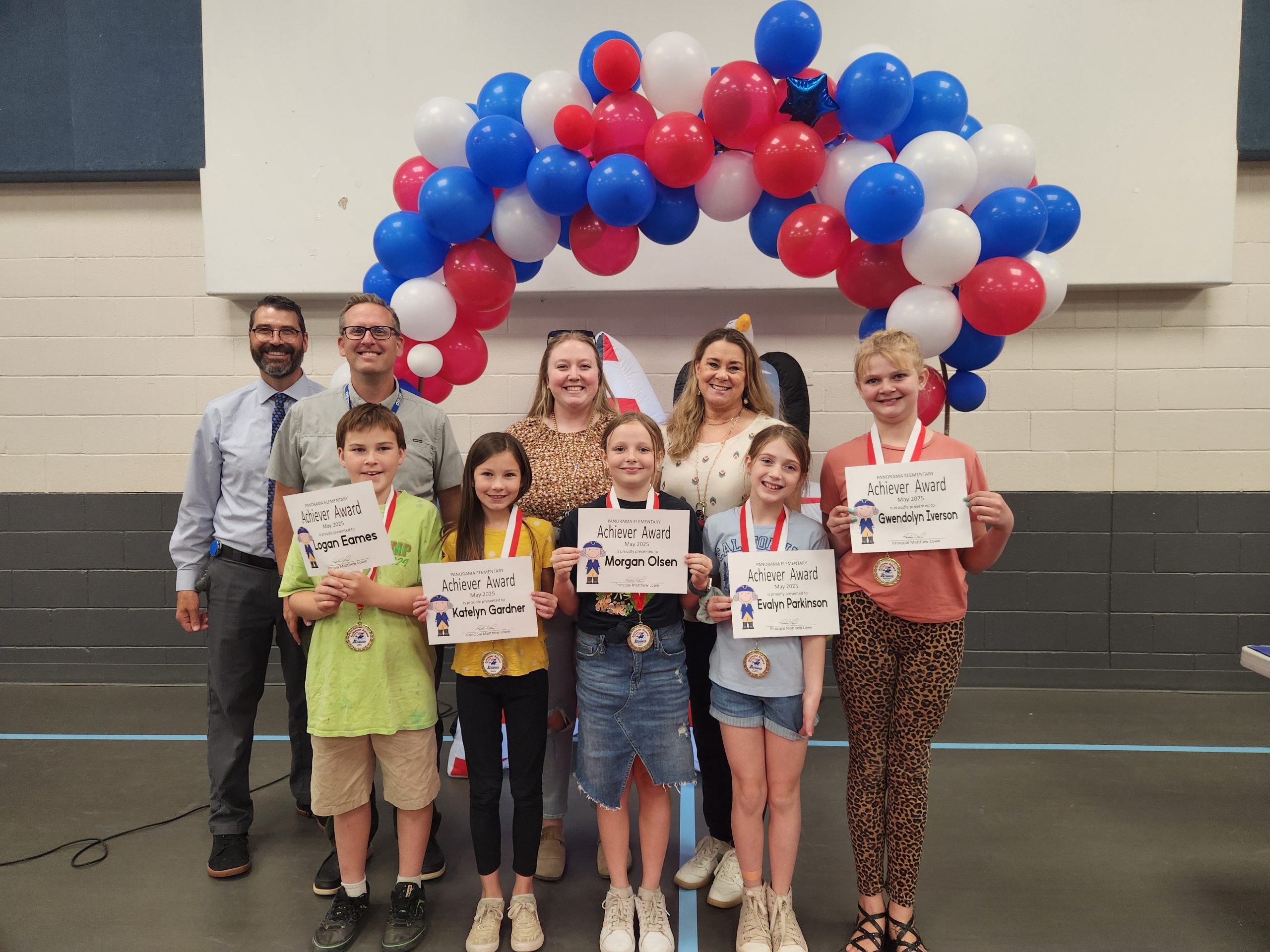 Fourth grade Panorama Achiever students