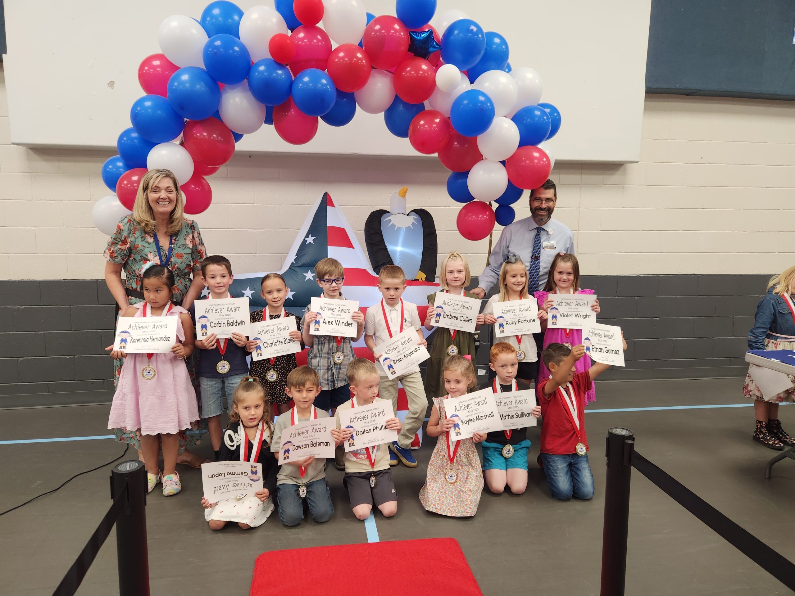 Mrs. Beecher's Panorama Achiever students