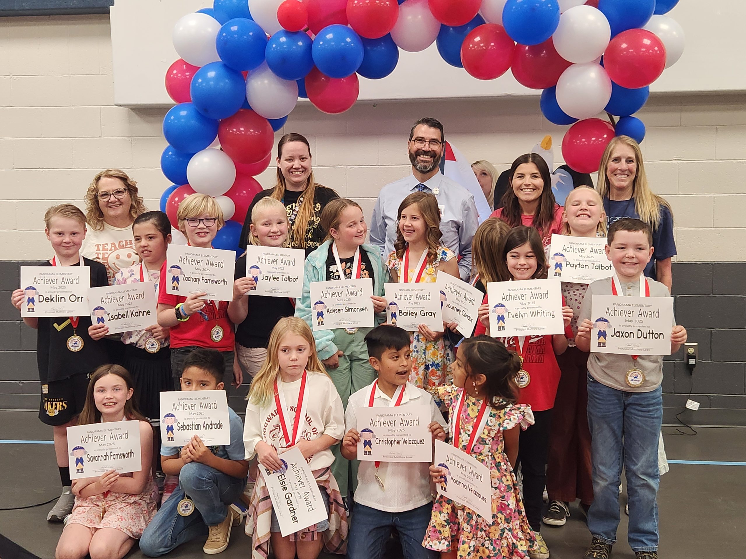 Third grade Panorama Achiever students
